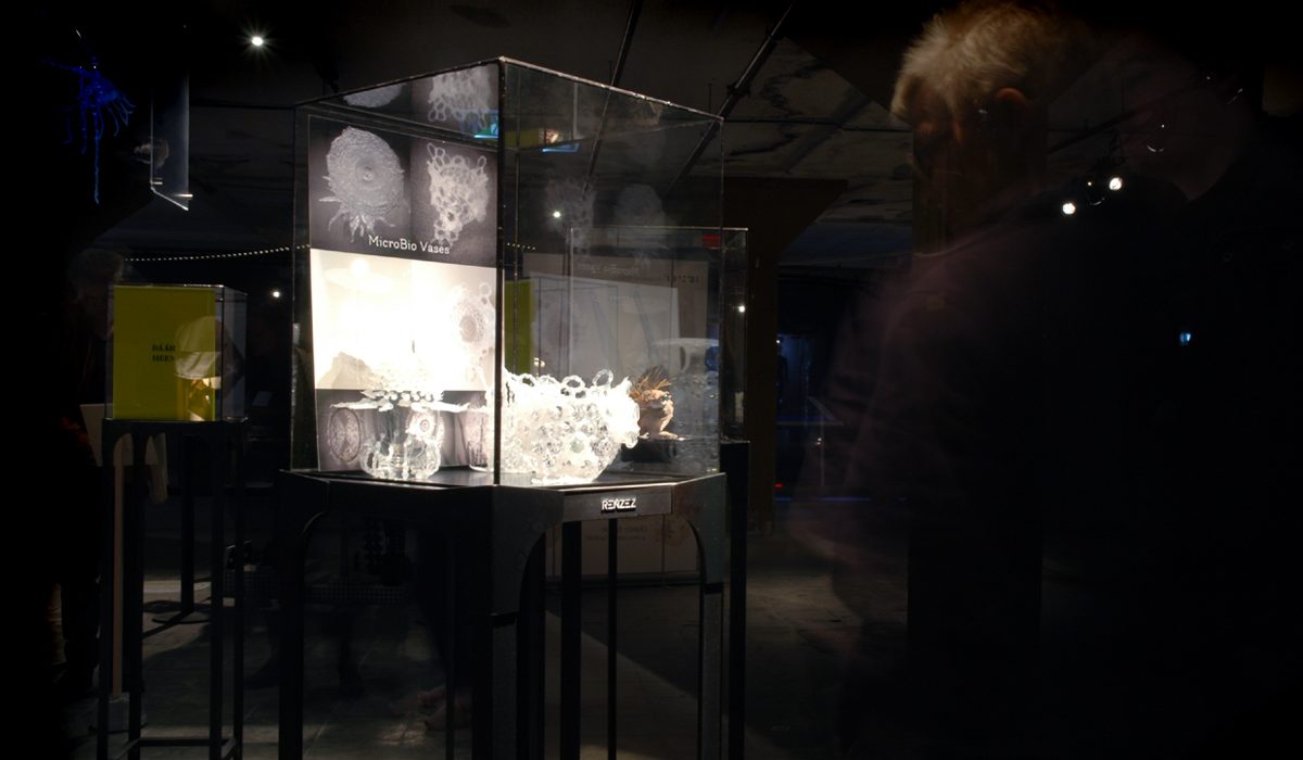 dutch design vitrine glas in lood